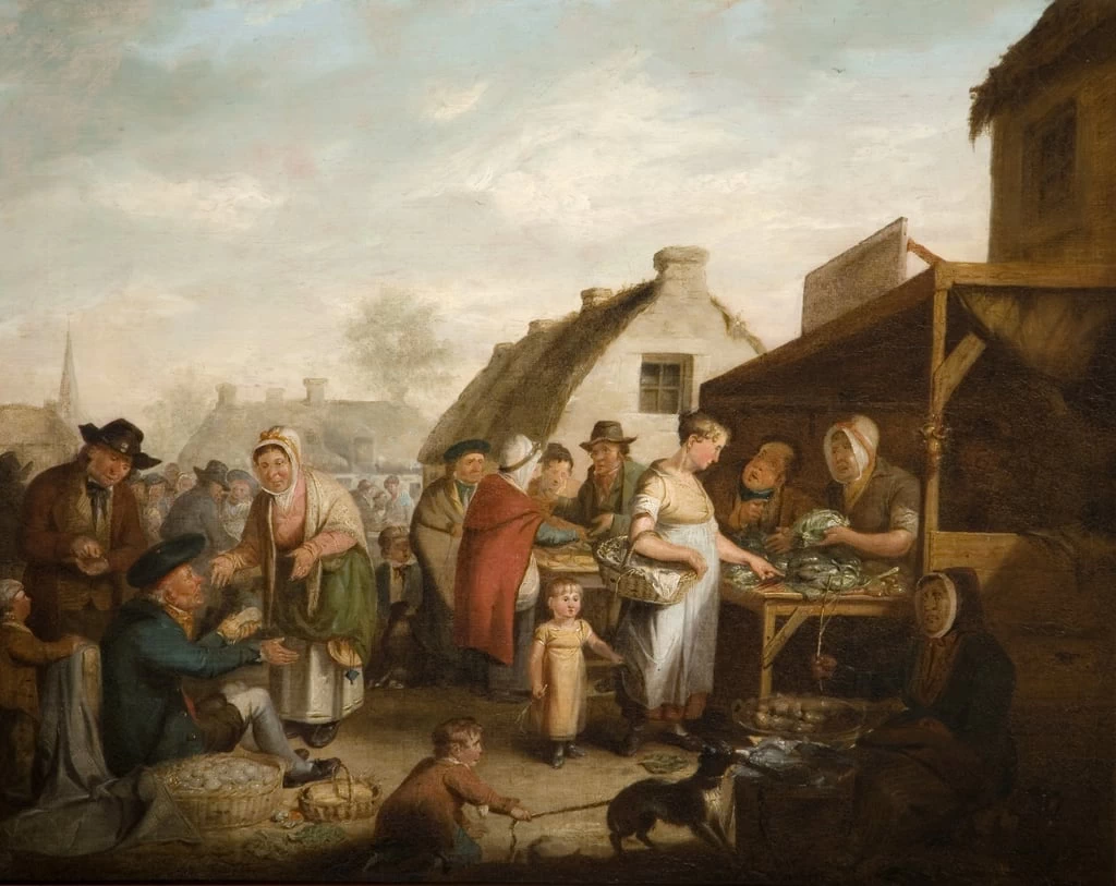 Il mercato scozzese - Wolverhampton Art Gallery, West Midlands